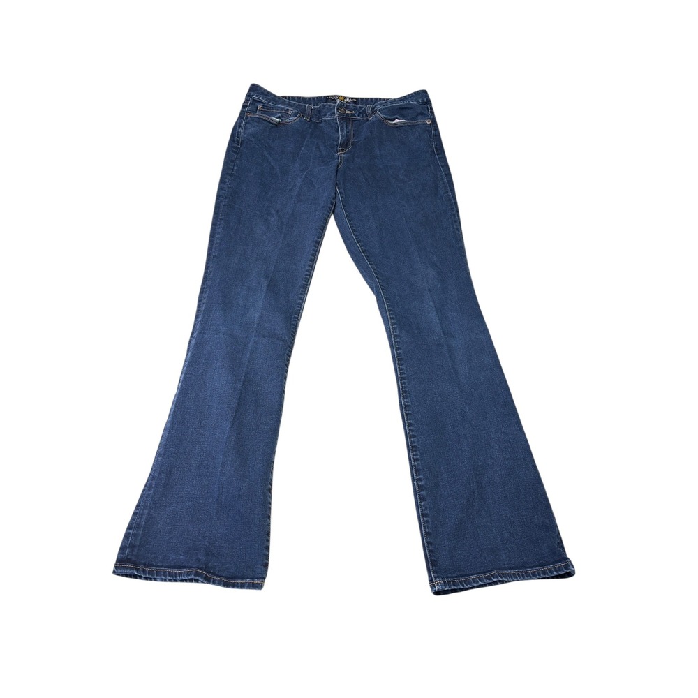 Lucky Brand Leyla Boot Jeans Women‎ 14 32 W34 L31 Regular Blue Denim Flare Leg